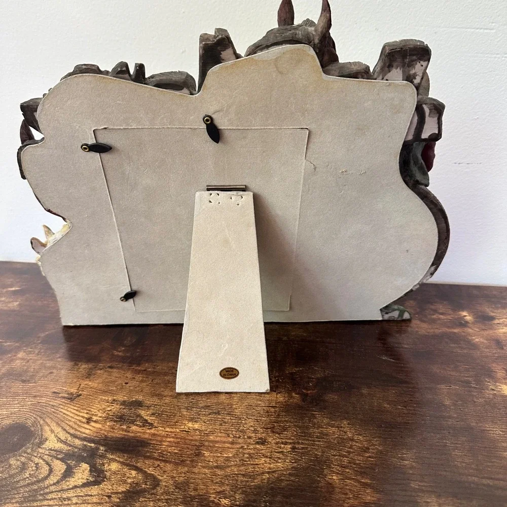 Western‎ Cowboy Horse Resin Picture Frame 4x6 Rustic Ranch Decor Tabletop 3D
